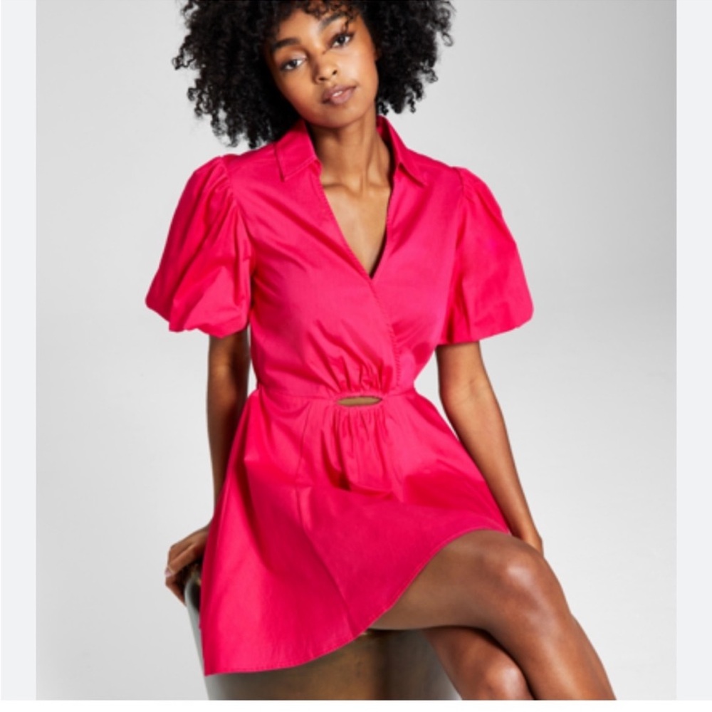 NEW And Now This Cut Out Poplin Dress SZ 1X